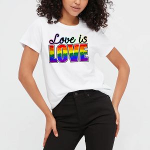 Love is love letter pattern t shirt …