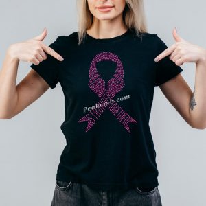 Breast cancer pink ribbon stronger  …