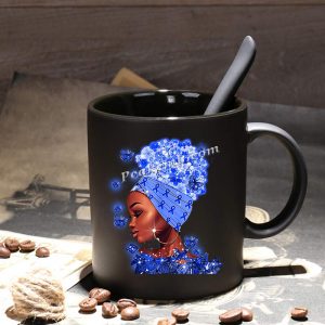 God say I am afro girl logo mug tum …