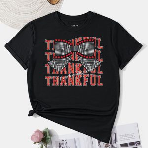 Red metallic vinyl thankful letter  …