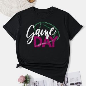 Bling glitter vinyl game day letter …