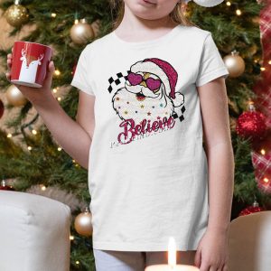 Ready to press believe santa glitte …