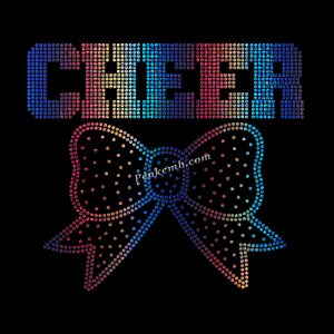 Custom Printing Cheer Bow Motif Hol …